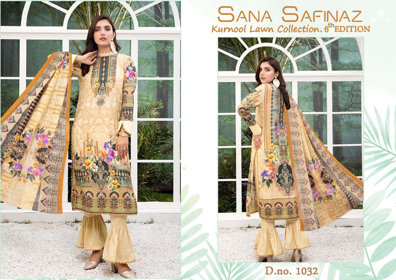 Sana Safinaz Presents  Kurnool Lawn Collection Vol 6 Edition