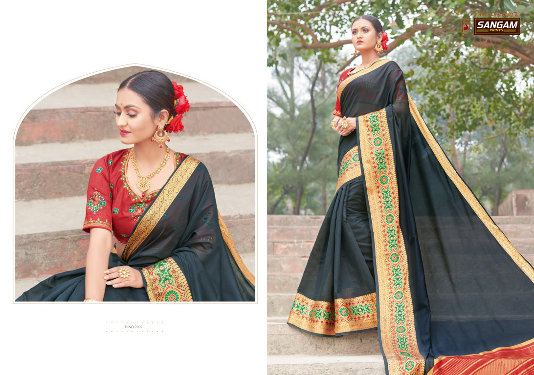 Sangam Presents Bansuri Vol 2 Festive Wear Sarees Collection