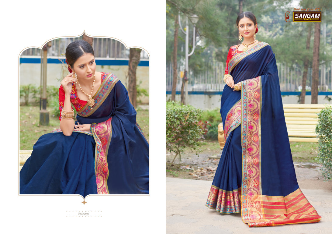 Sangam Presents Bansuri Vol 2 Festive Wear Sarees Collection