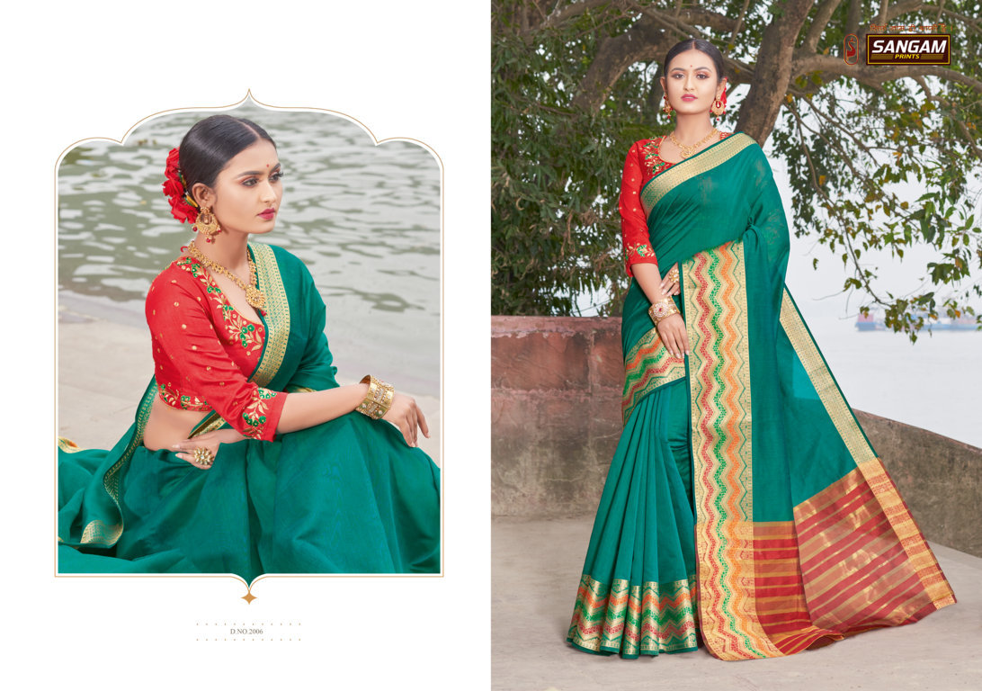 Sangam Presents Bansuri Vol 2 Festive Wear Sarees Collection
