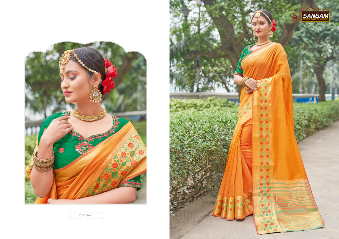 Sangam Presents Bansuri Vol 2 Festive Wear Sarees Collection