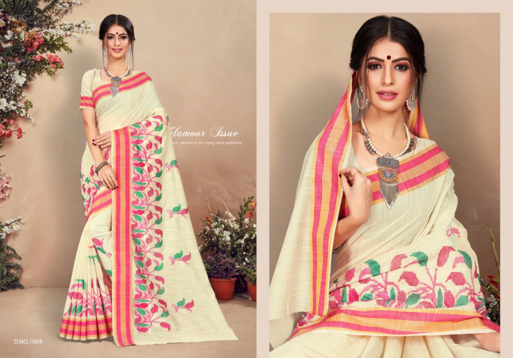 Sangam Presents Kerla Handloom Cotton Sarees Collection