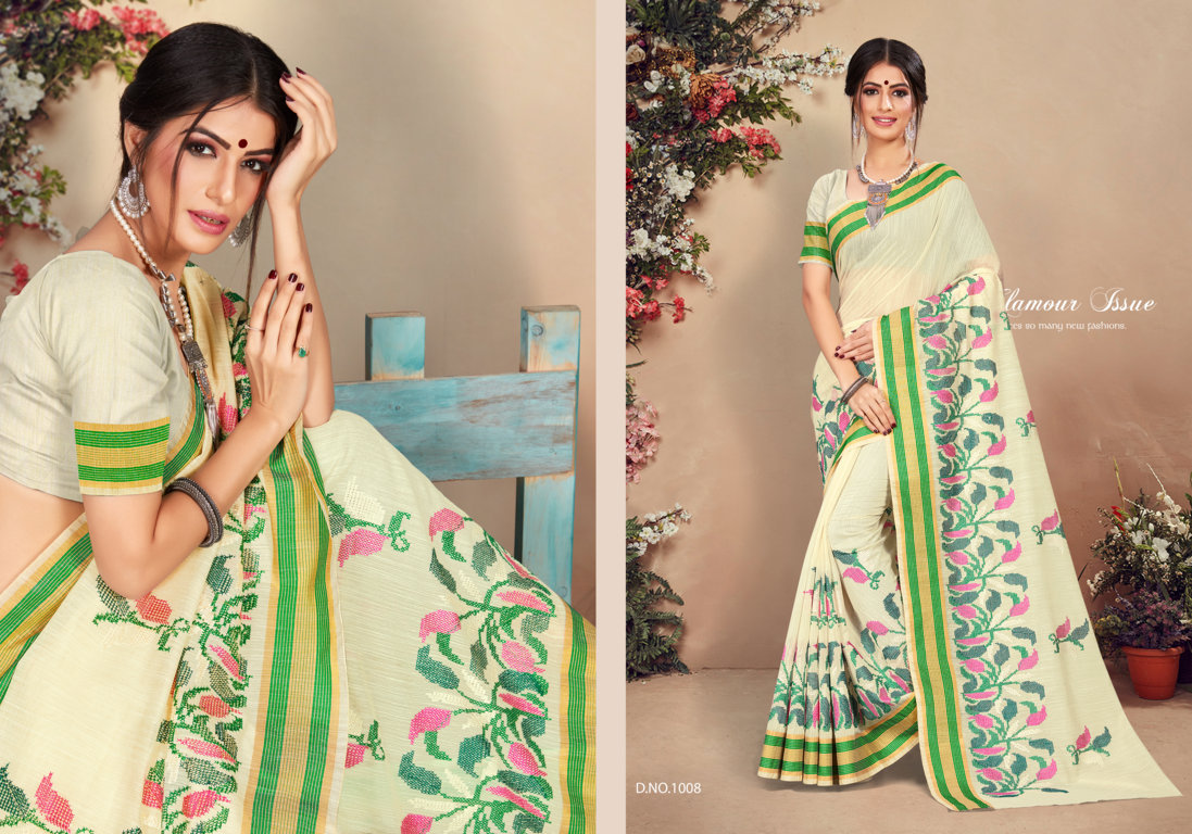 Sangam Presents Kerla Handloom Cotton Sarees Collection