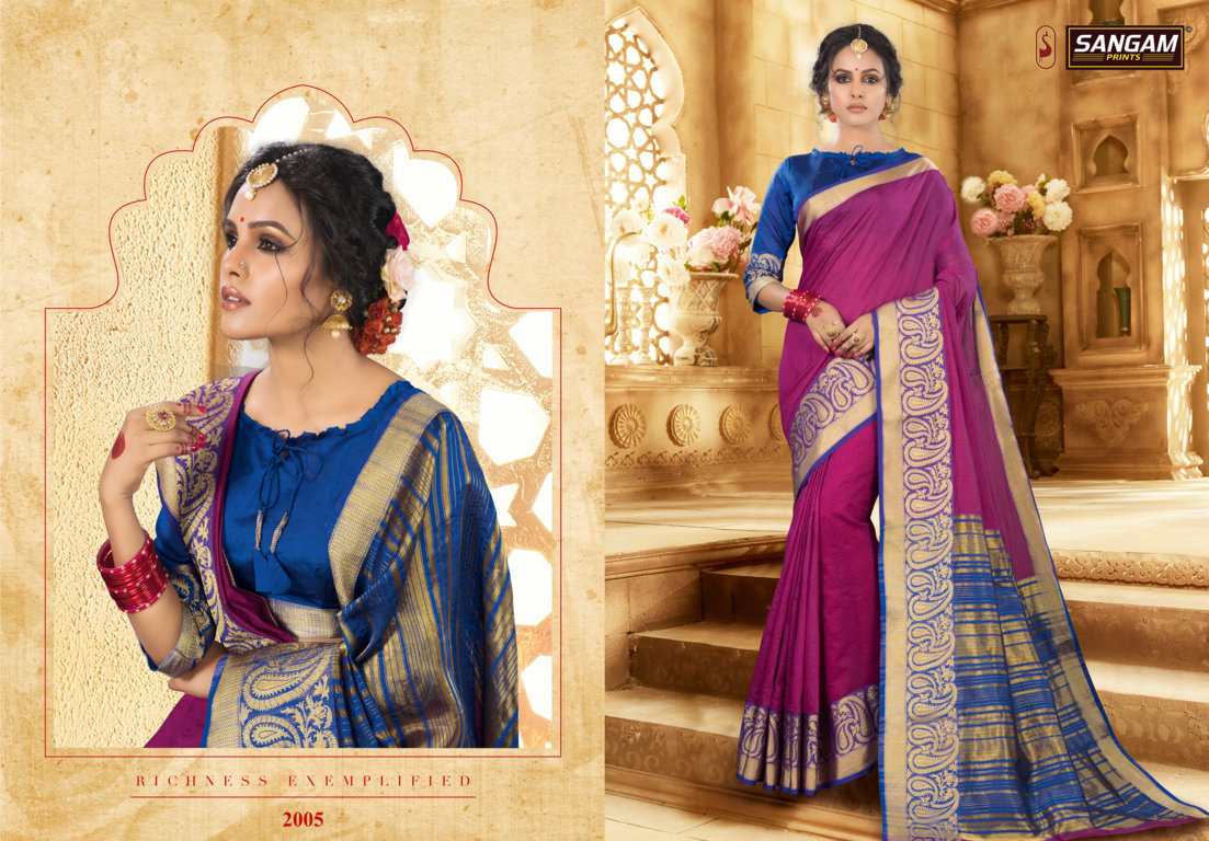 Sangam Presents Kolkata Handloom Sarees Collection