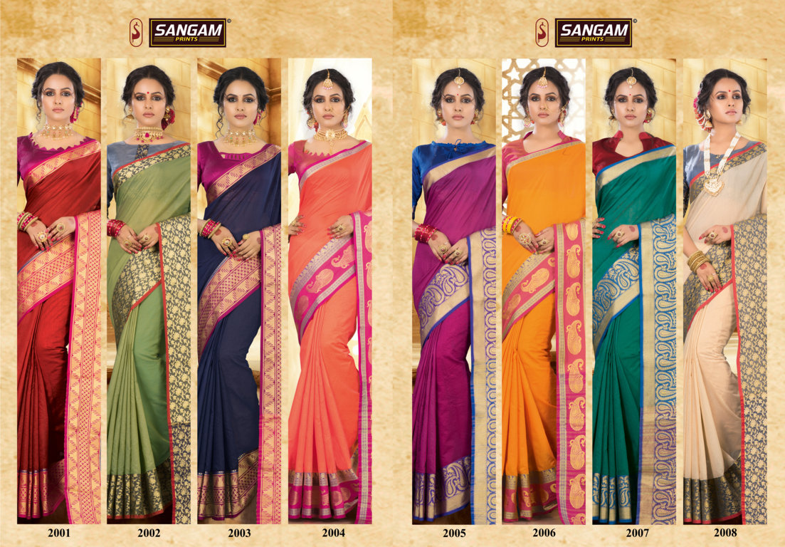 Sangam Presents Kolkata Handloom Sarees Collection