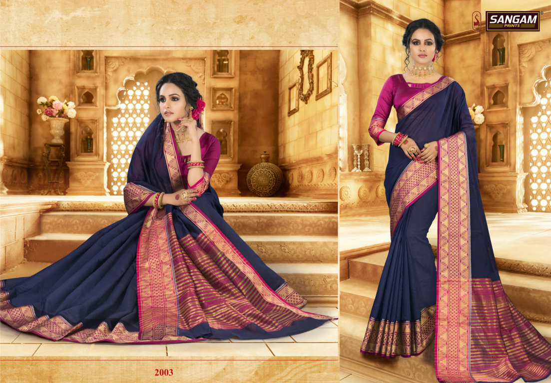 Sangam Presents Kolkata Handloom Sarees Collection
