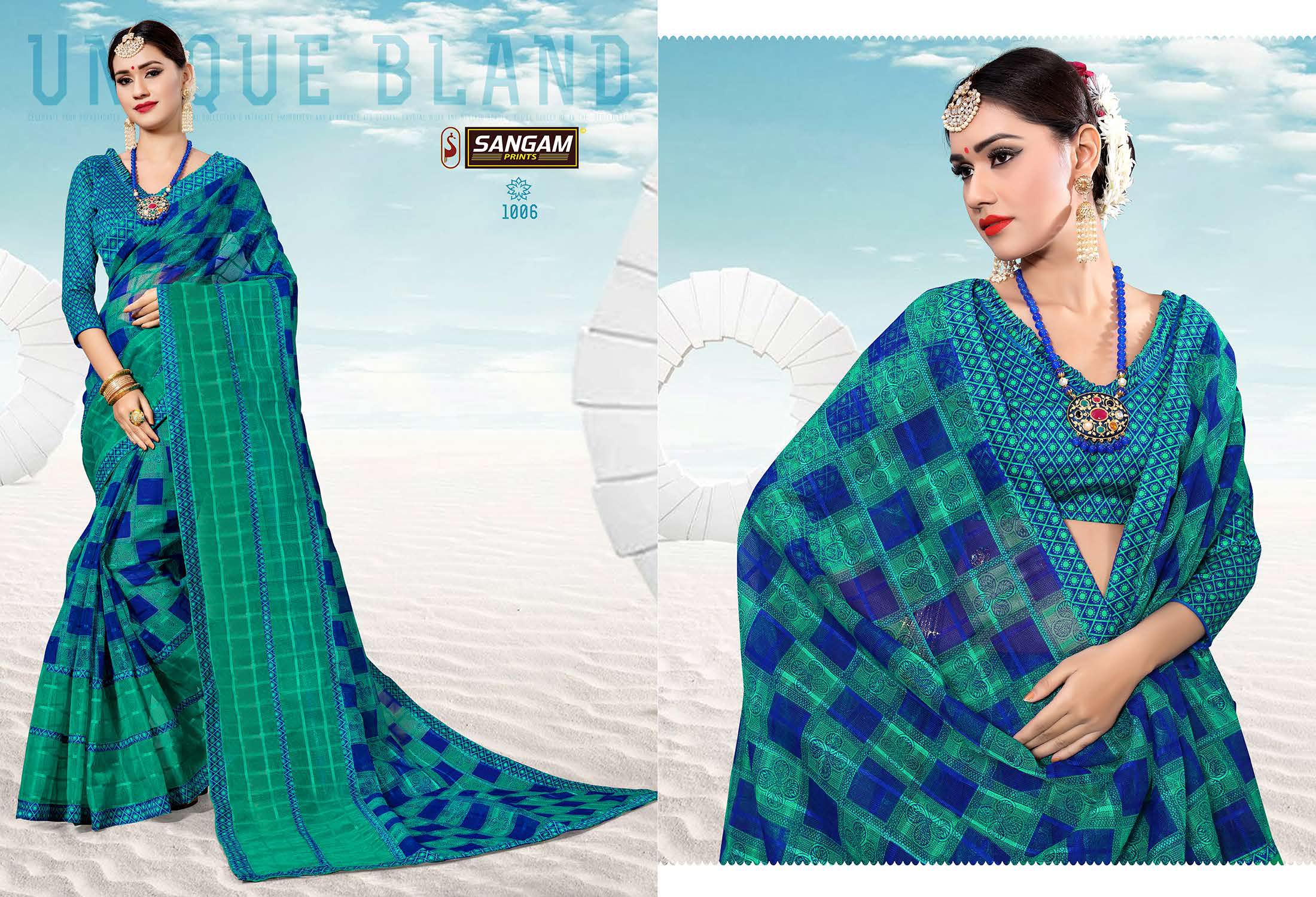 Sangam  Presents Madhuri Kota Vol  2 Printed Sarees Collection