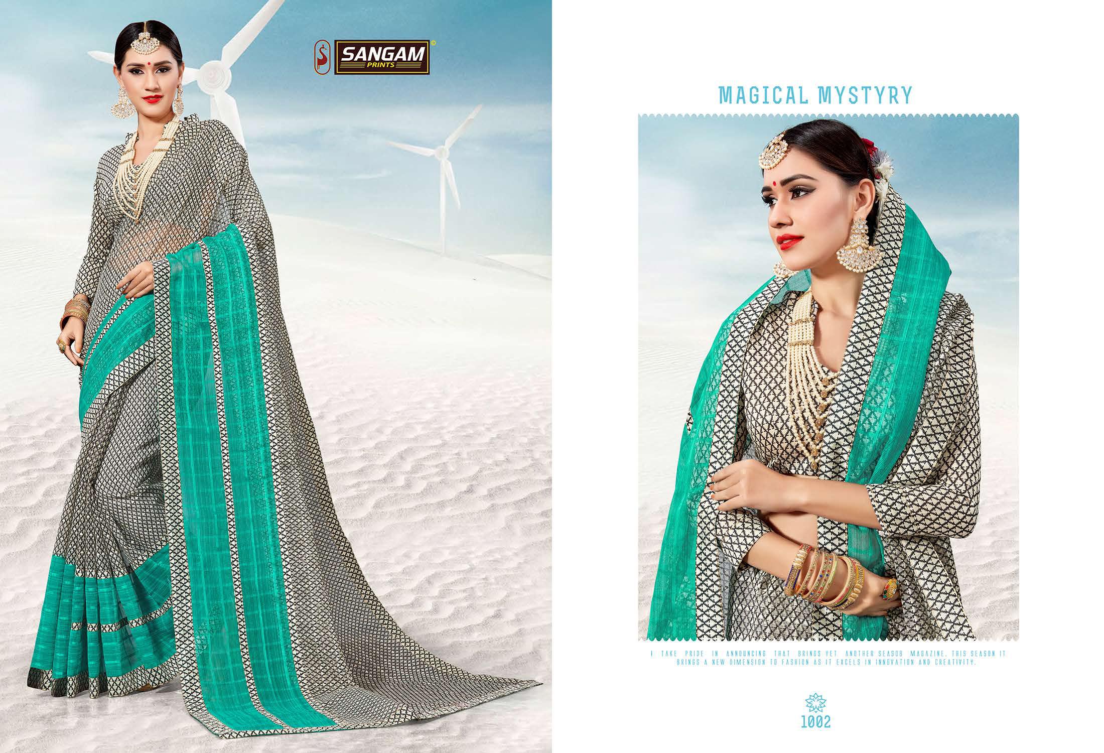 Sangam  Presents Madhuri Kota Vol  2 Printed Sarees Collection