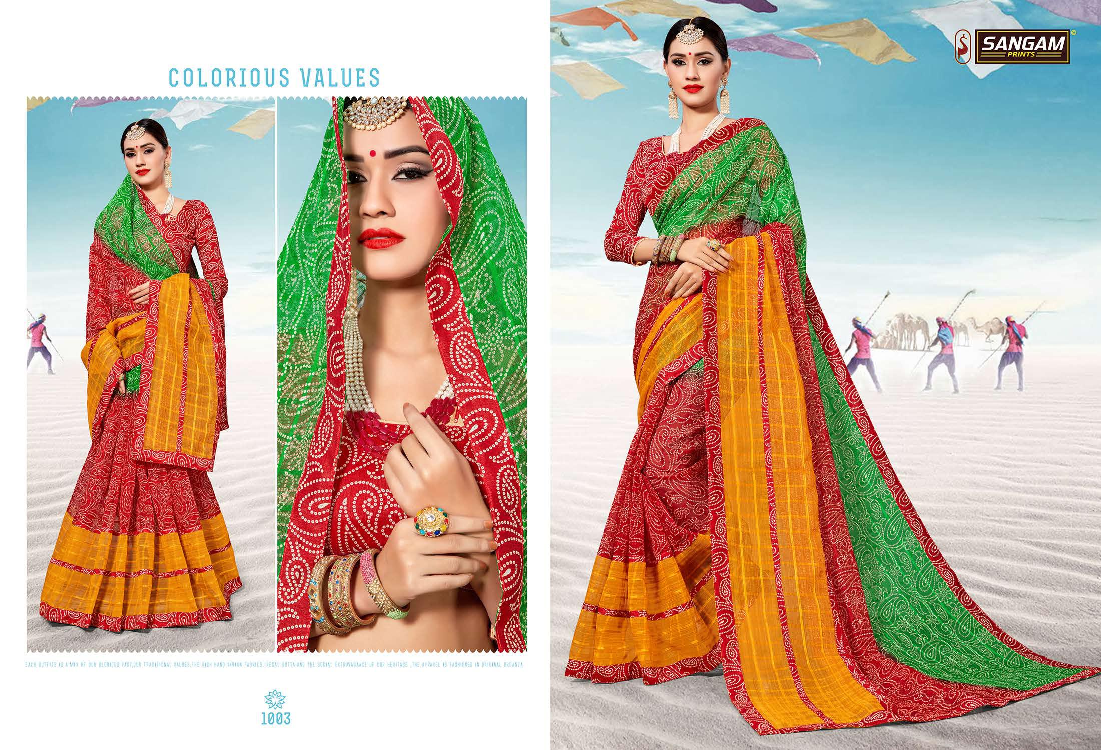 Sangam  Presents Madhuri Kota Vol  2 Printed Sarees Collection