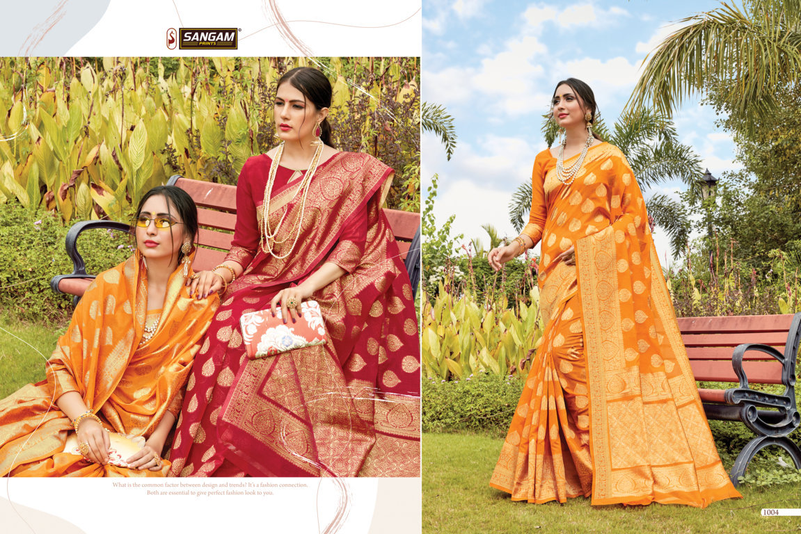Sangam Presents  Manorama Designer Sarees Collection