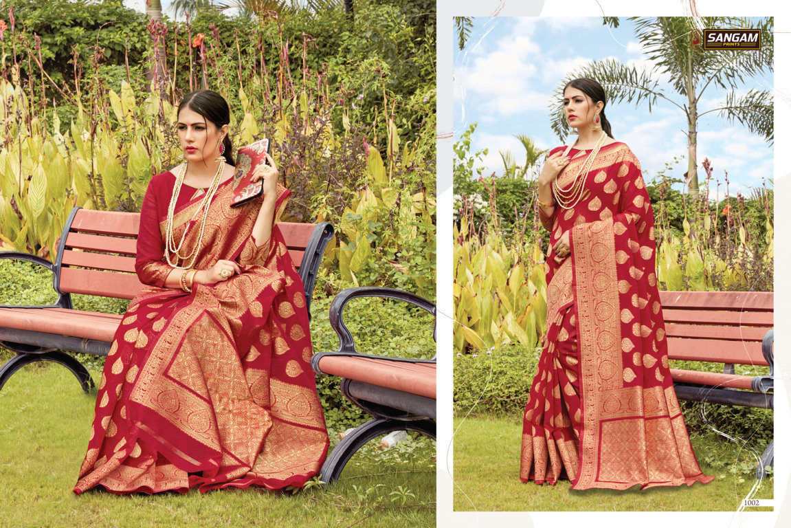 Sangam Presents  Manorama Designer Sarees Collection