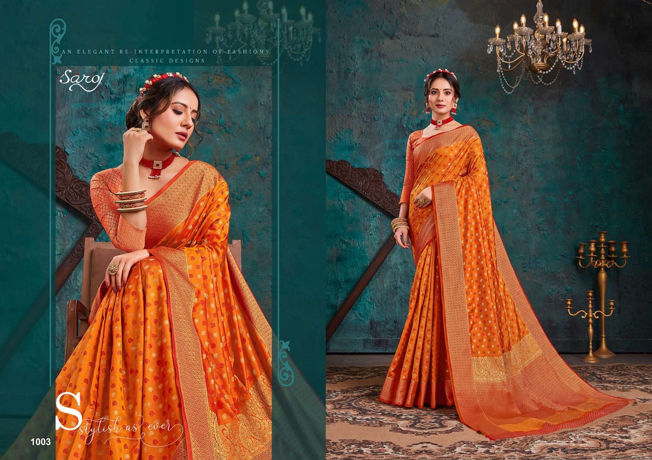 Saroj  Presents Aashikee  Silk Saree Collection