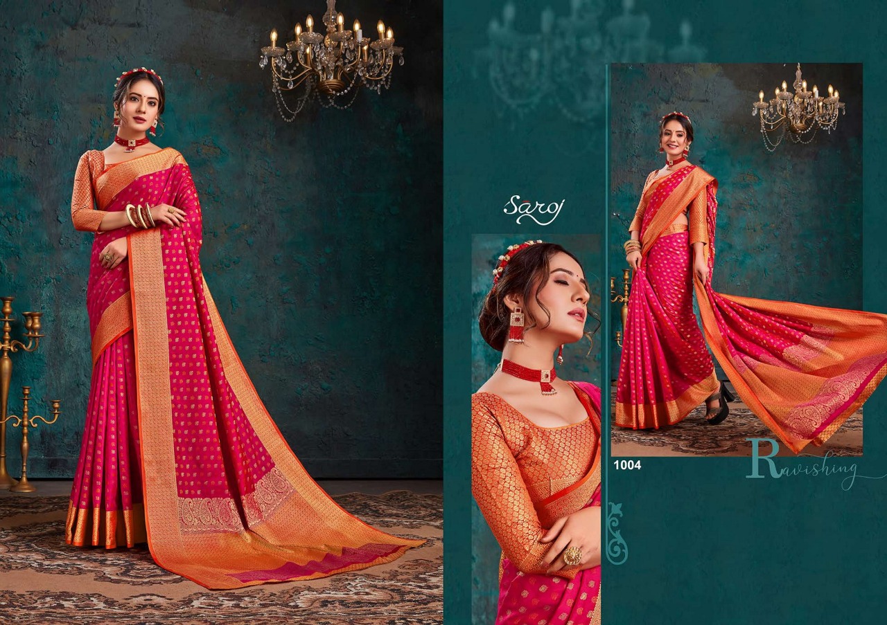Saroj  Presents Aashikee  Silk Saree Collection