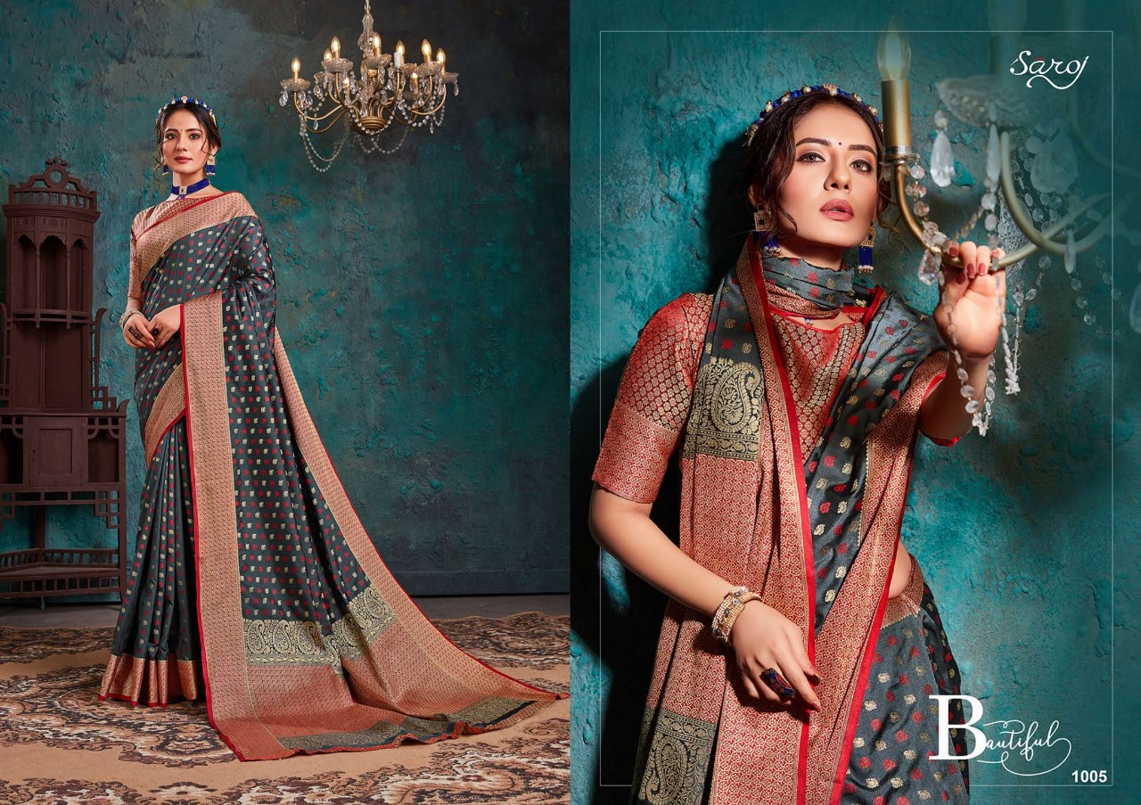 Saroj  Presents Aashikee  Silk Saree Collection