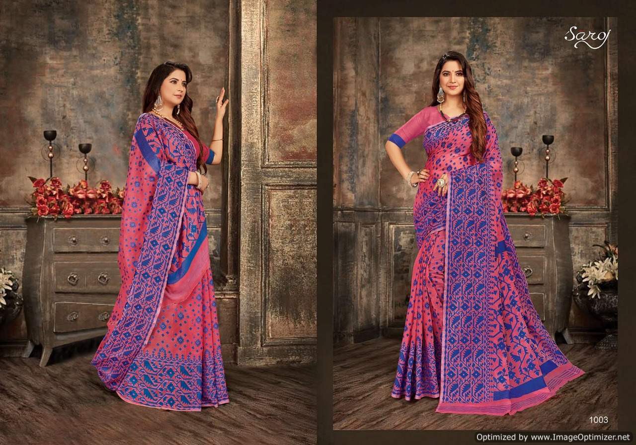 Saroj Presents  Monisha Vol 3  Casual Wear Sarees Collection