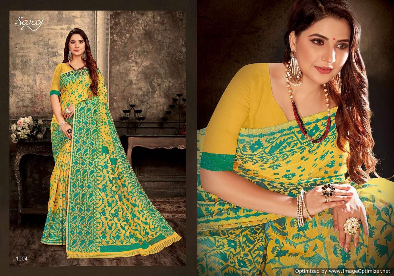 Saroj Presents  Monisha Vol 3  Casual Wear Sarees Collection