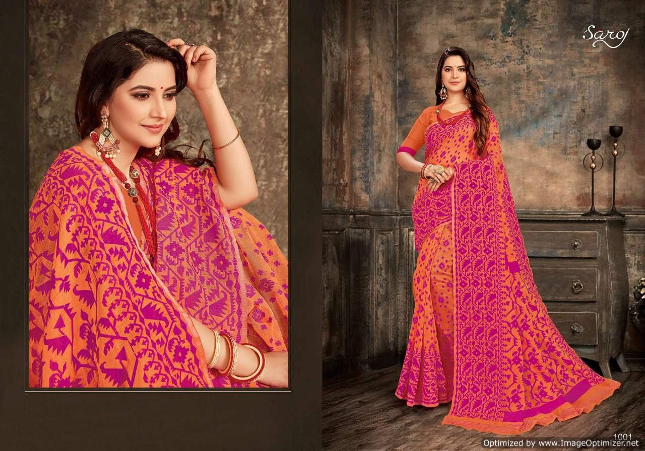 Saroj Presents  Monisha Vol 3  Casual Wear Sarees Collection