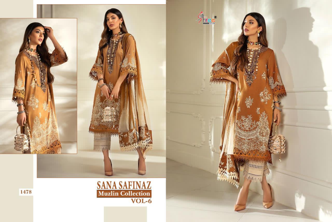 Shree Presents  Sana Safinaz Muzlin Collection Vol 6  Pakistani Salawar Suits