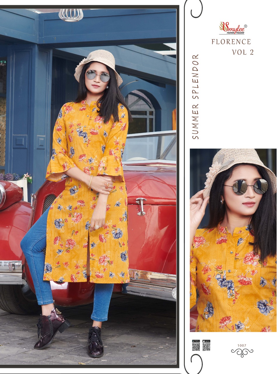 Smylee  Presents Florence Vol 2  Printed Kurti Collection