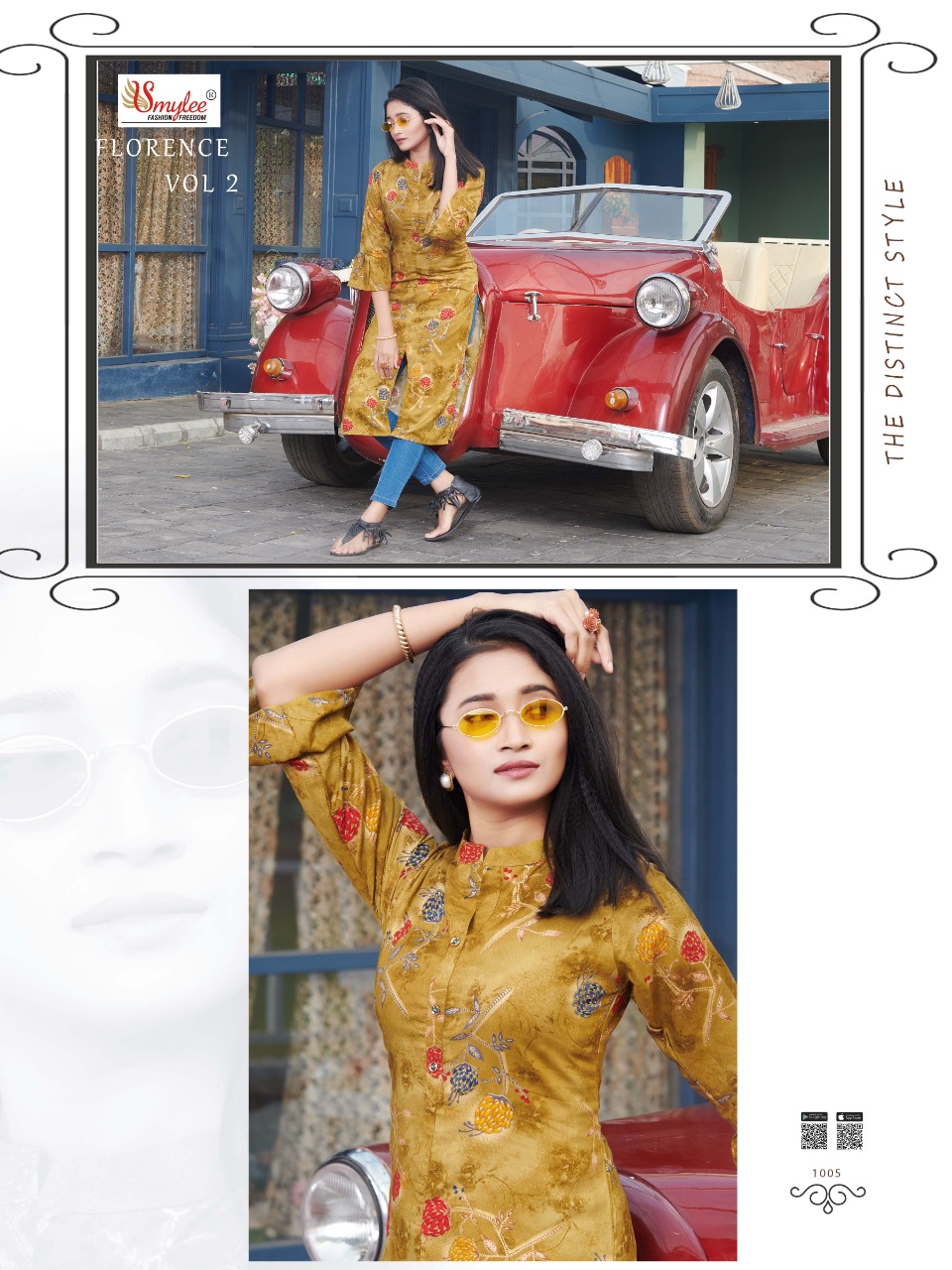 Smylee  Presents Florence Vol 2  Printed Kurti Collection
