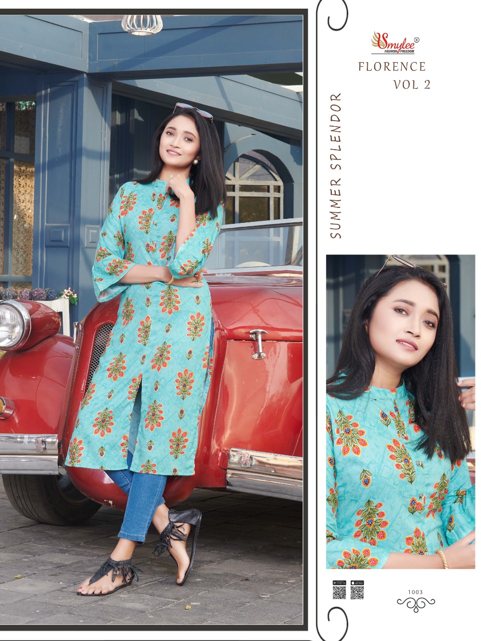 Smylee  Presents Florence Vol 2  Printed Kurti Collection