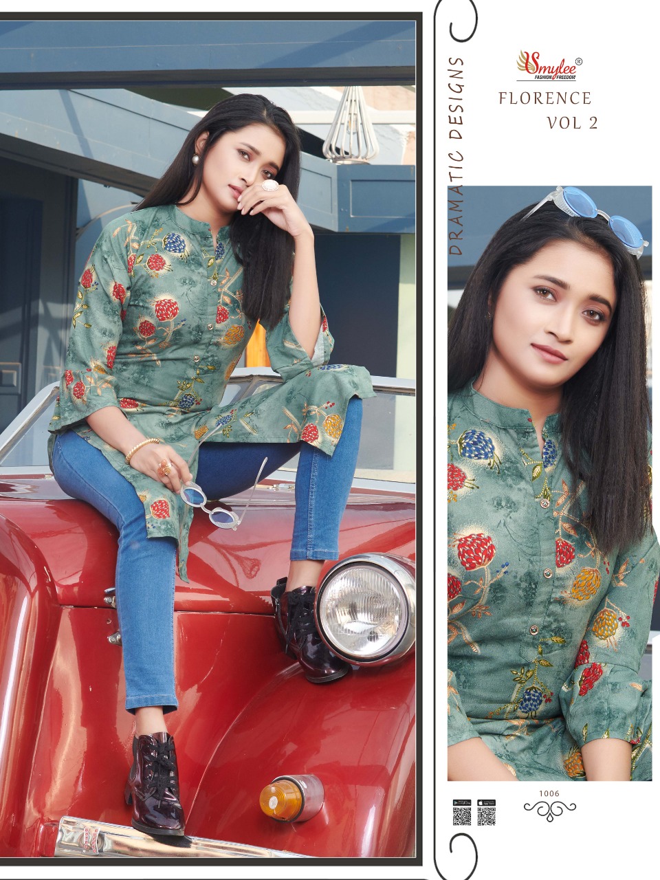 Smylee  Presents Florence Vol 2  Printed Kurti Collection