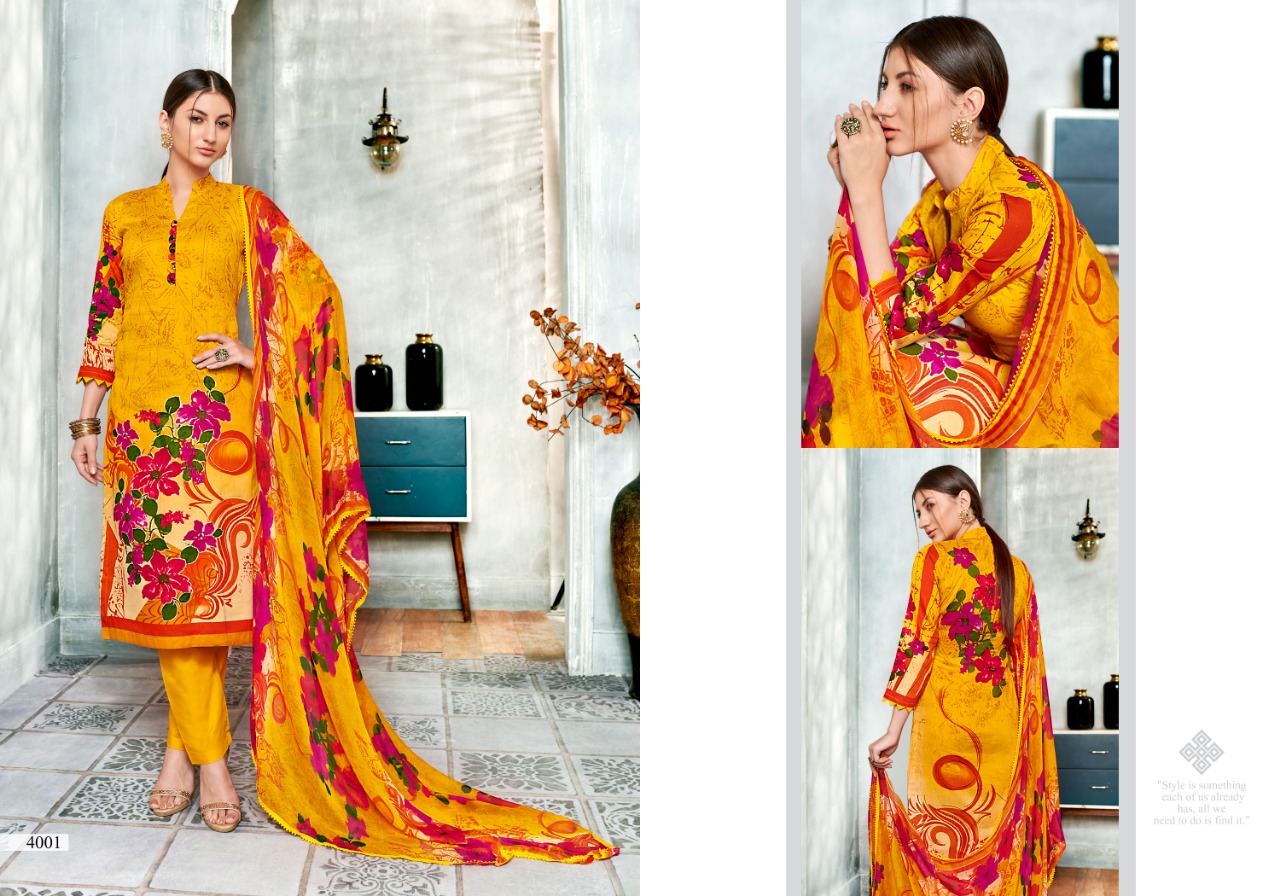 Sweety  Presents  Gold Label Vol 4  Designer Dress Material
