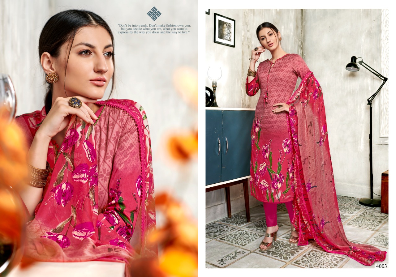 Sweety  Presents  Gold Label Vol 4  Designer Dress Material