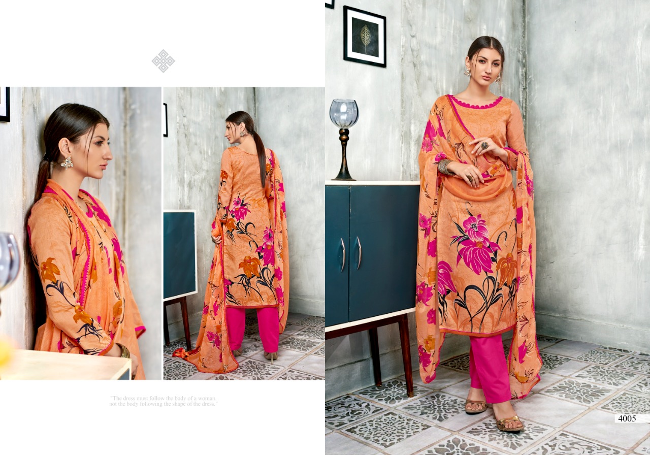 Sweety  Presents  Gold Label Vol 4  Designer Dress Material