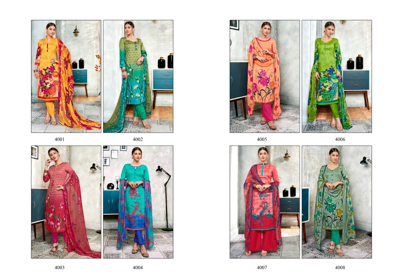 Sweety  Presents  Gold Label Vol 4  Designer Dress Material