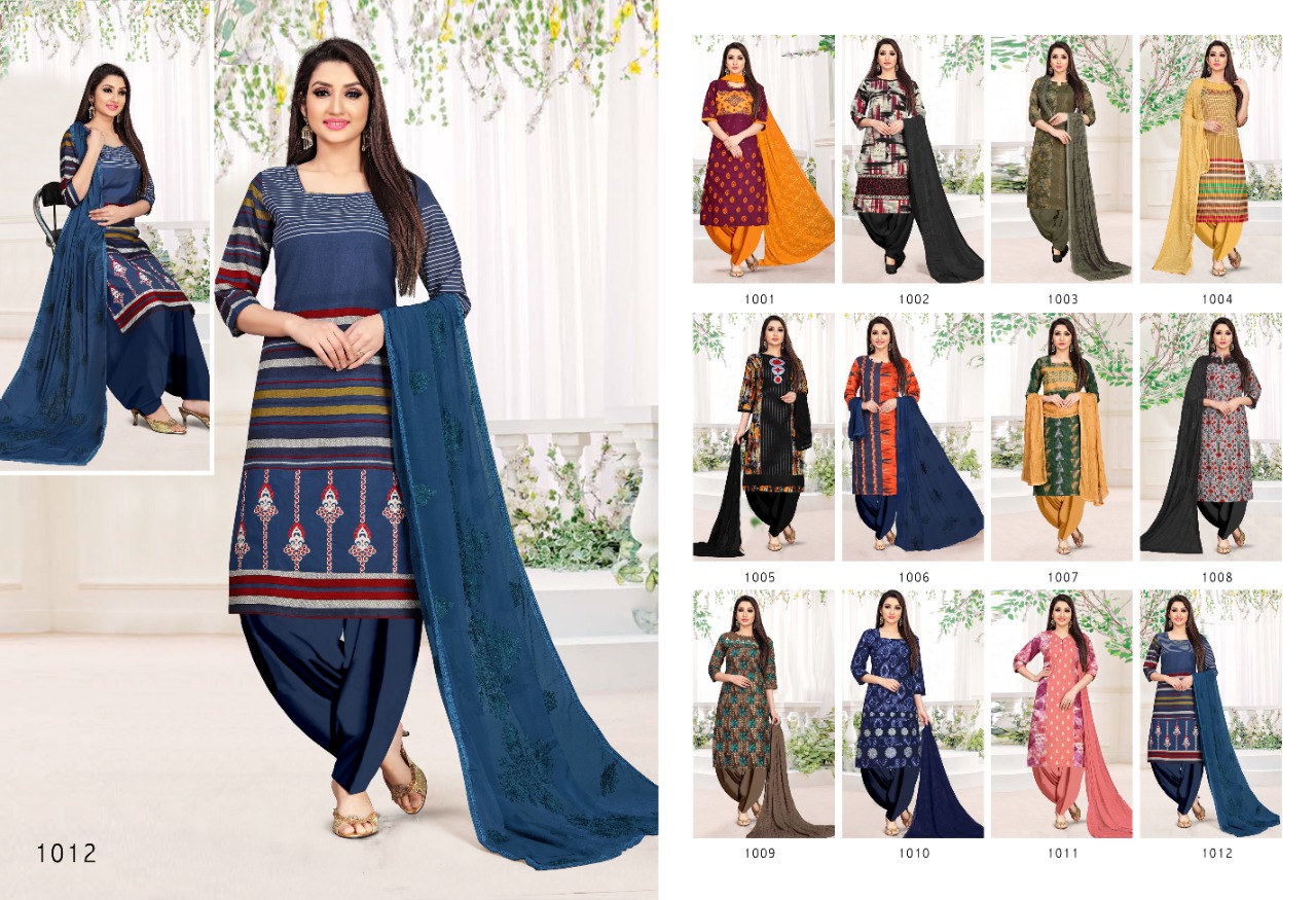 Sweety Presents Pyari Designer Dress Material