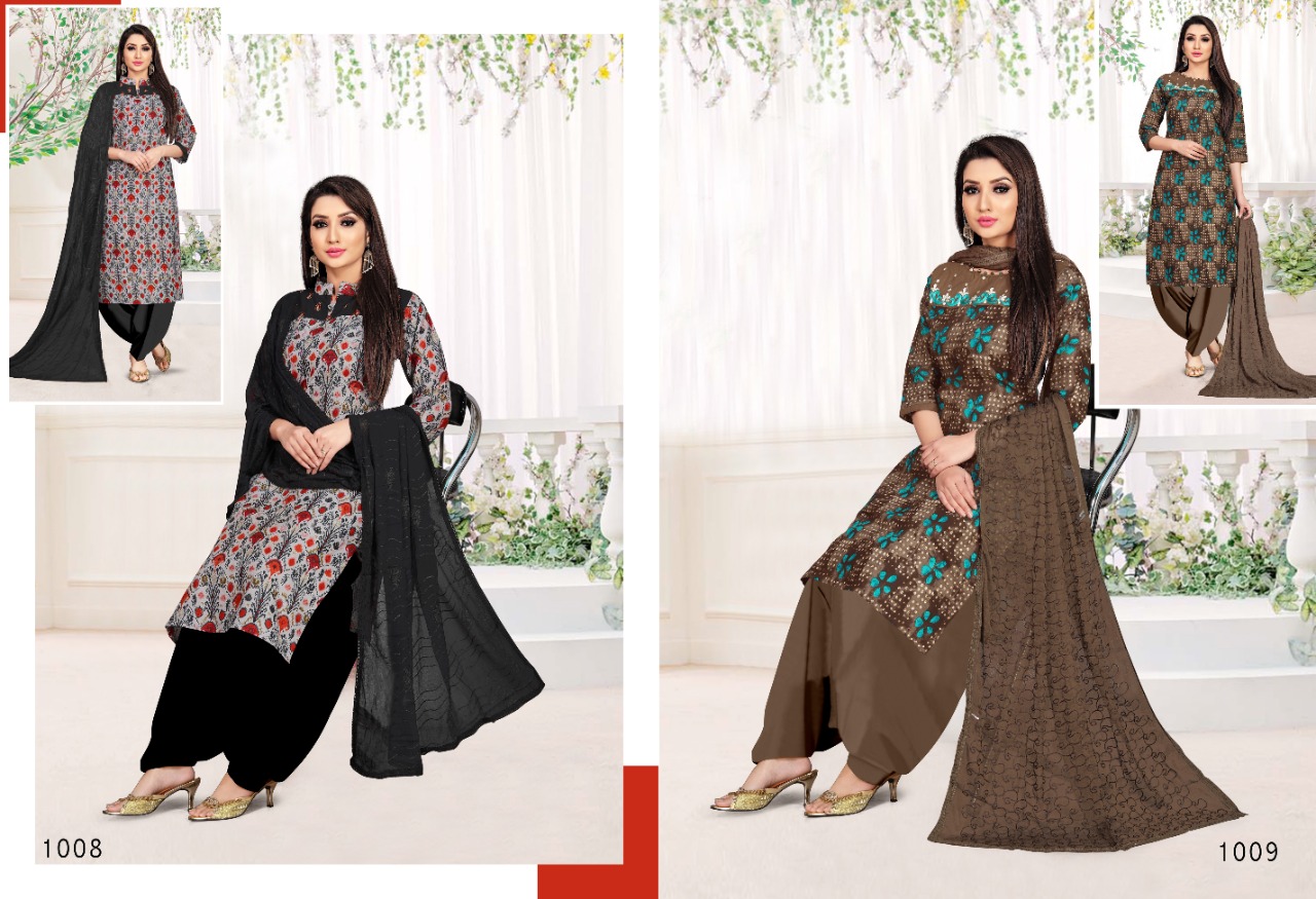 Sweety Presents Pyari Designer Dress Material