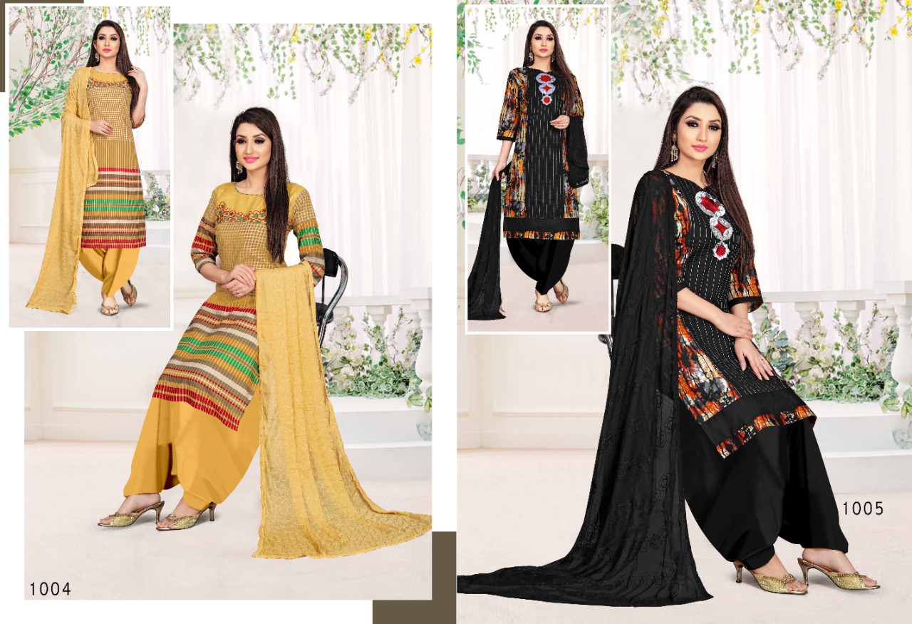 Sweety Presents Pyari Designer Dress Material