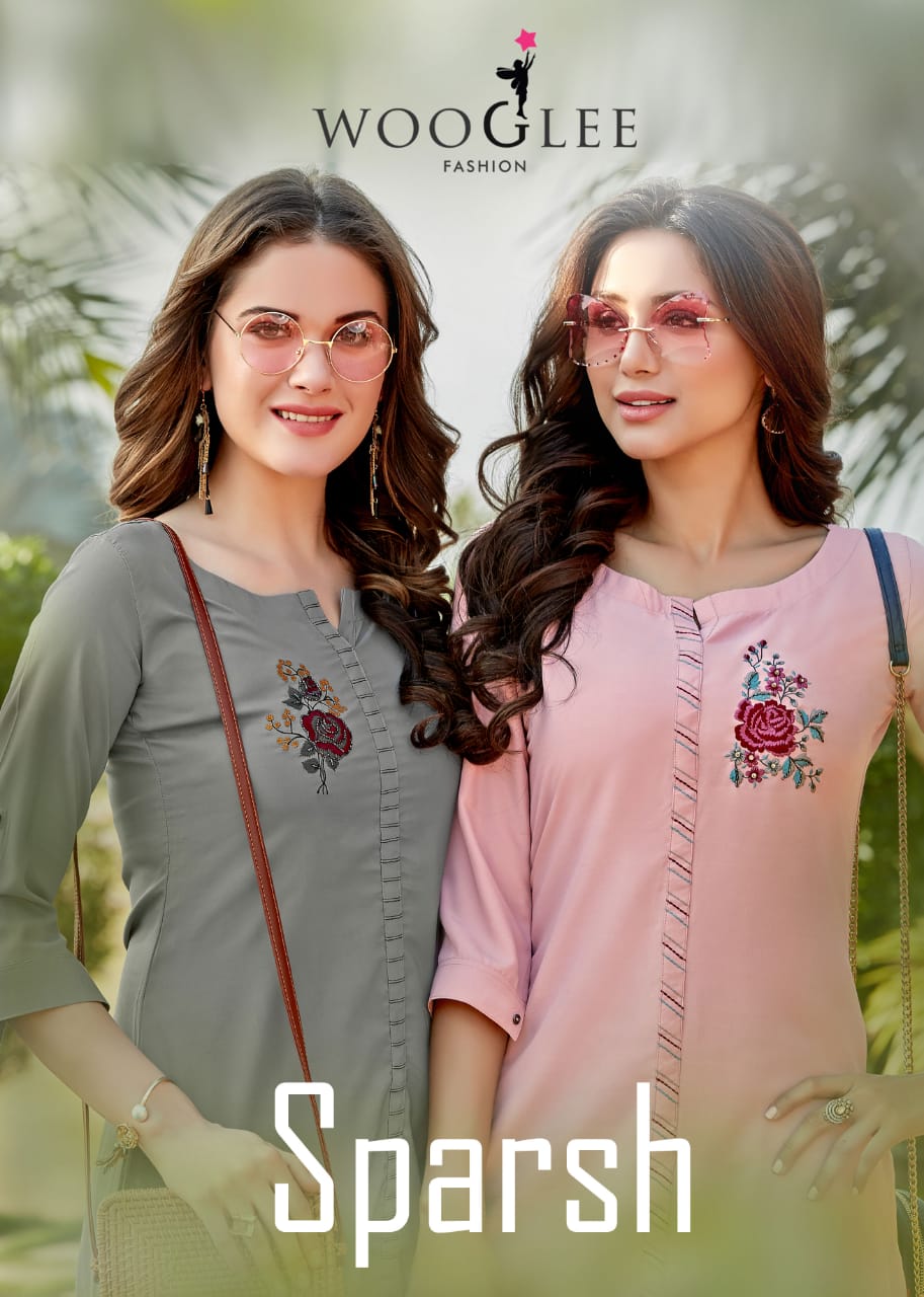 Wooglee Presents Sparsh  Fancy Kurti With Bottom