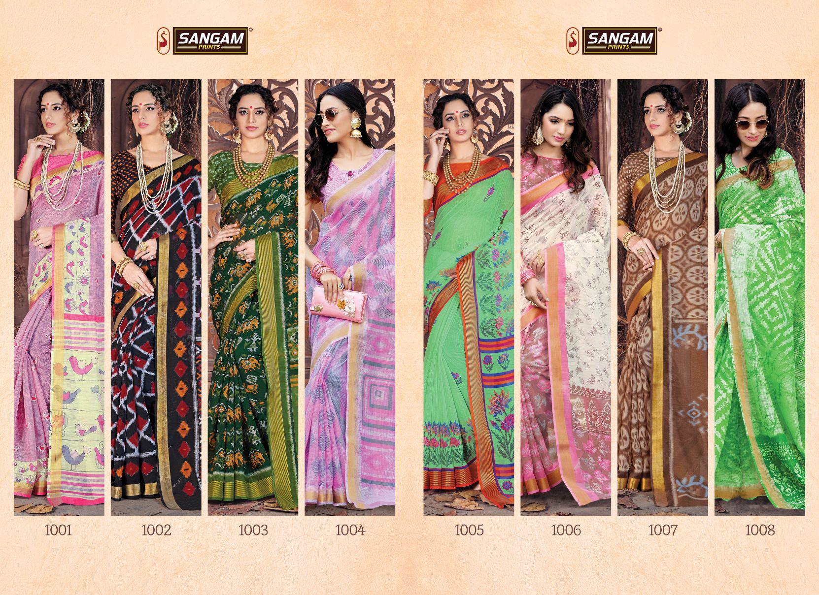 Sangam Presents Prerna Ethnic Wear Printed Saree Collection