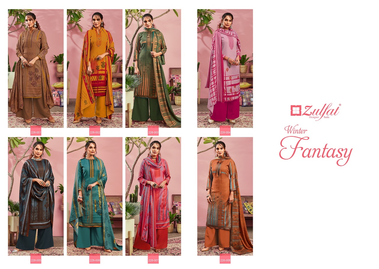 Zulfat  Presents  Winter Fantasy Vol 4 Pashmina Colletion