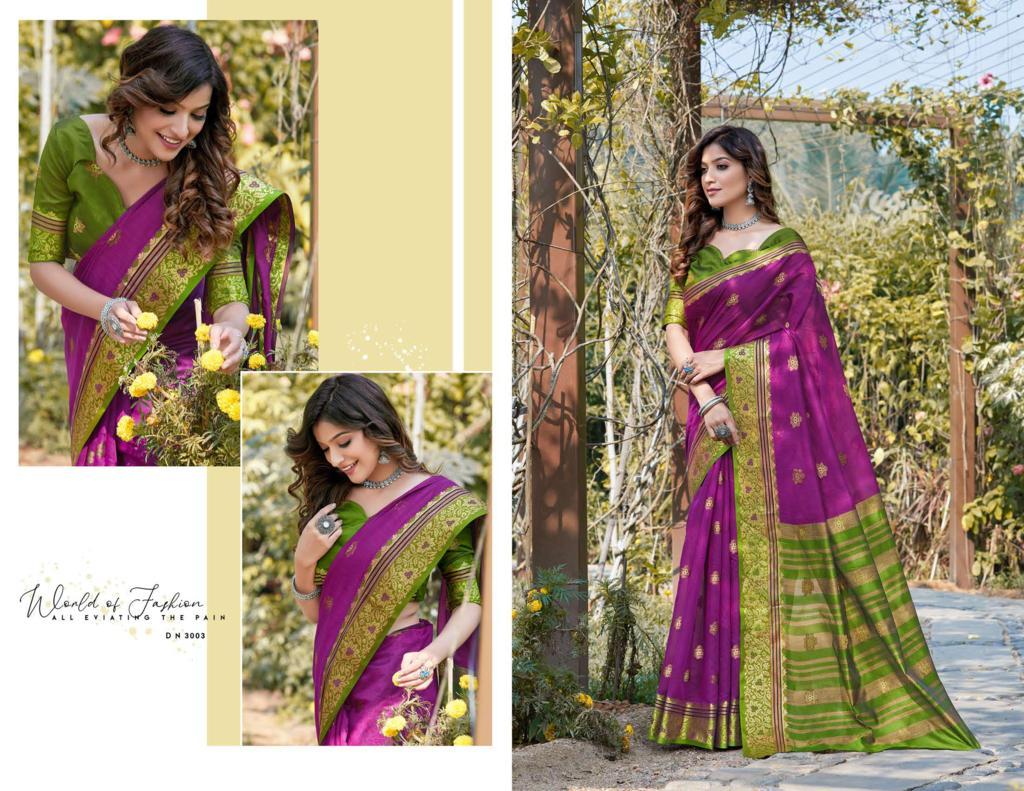 Sangam Presents Padmavati-3 Cotton Handloom Saree