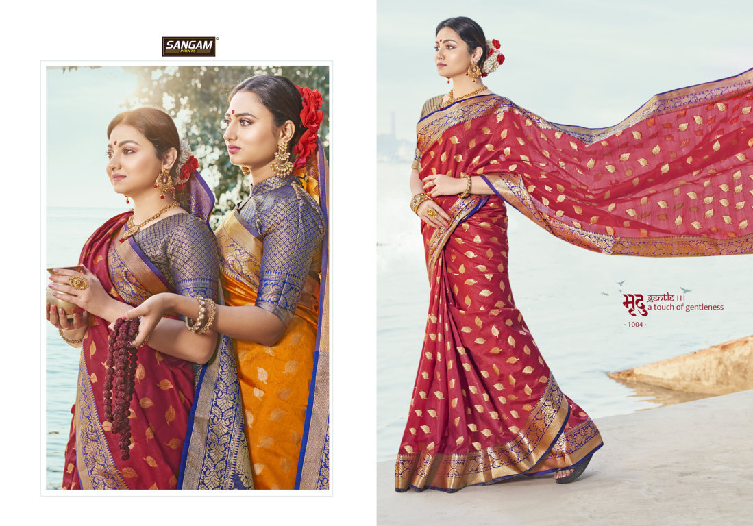 Sangam Presents Satrangi Handloom Silk Sarees Collection