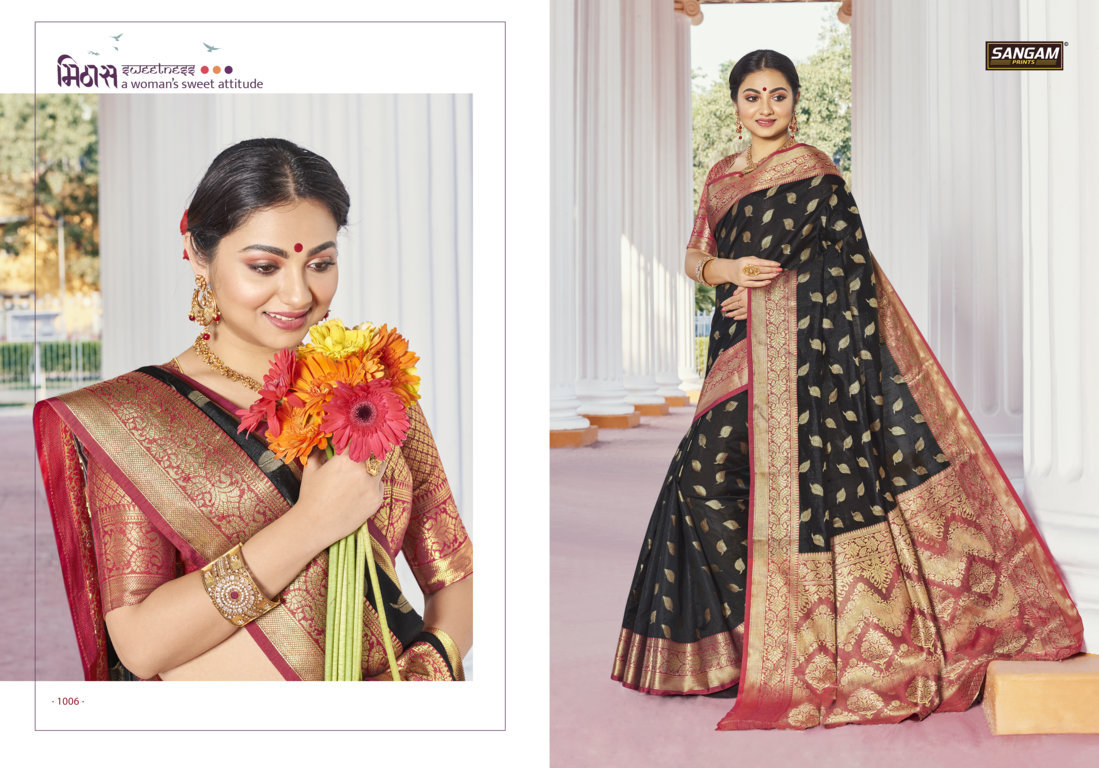 Sangam Presents Satrangi Handloom Silk Sarees Collection