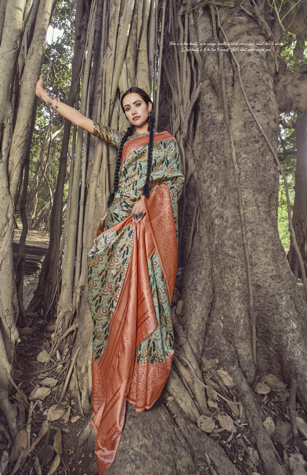 Sangam Presents Blossom Digital Print Silk Sarees Collection