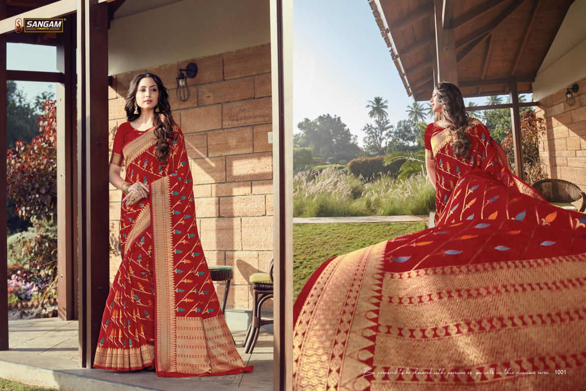 Sangam Presents Ananya Cotton Handloom Sarees