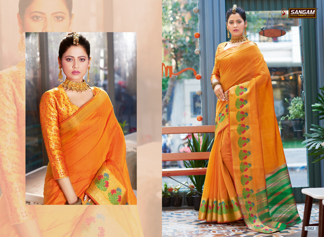 Sangam Presents Odisha Handloom Khadi Silk Sarees