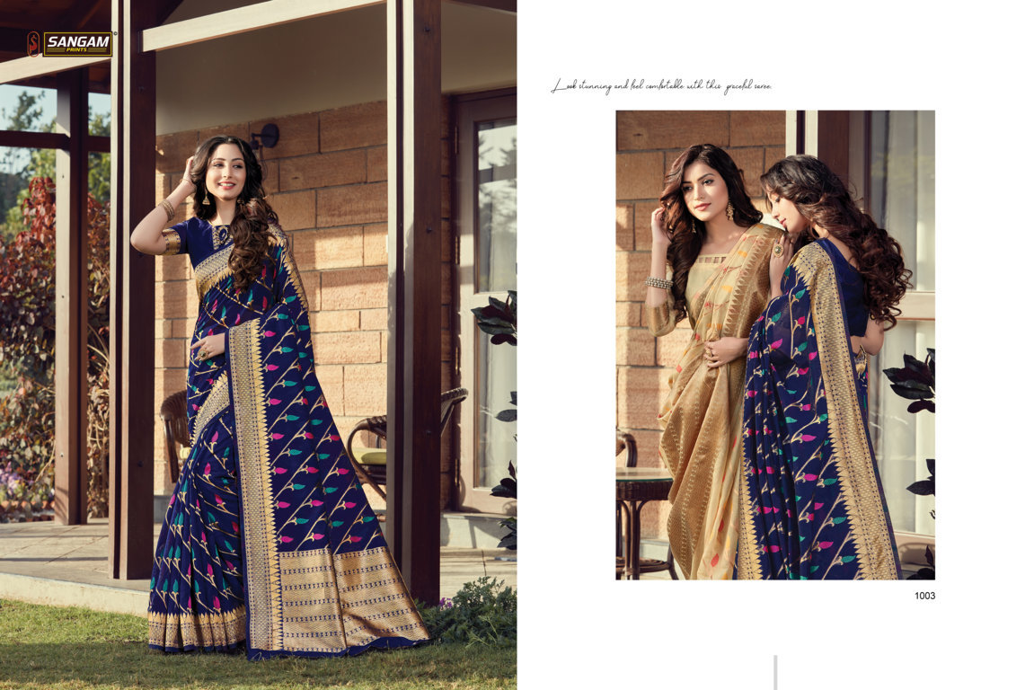 Sangam Presents Ananya Cotton Handloom Sarees