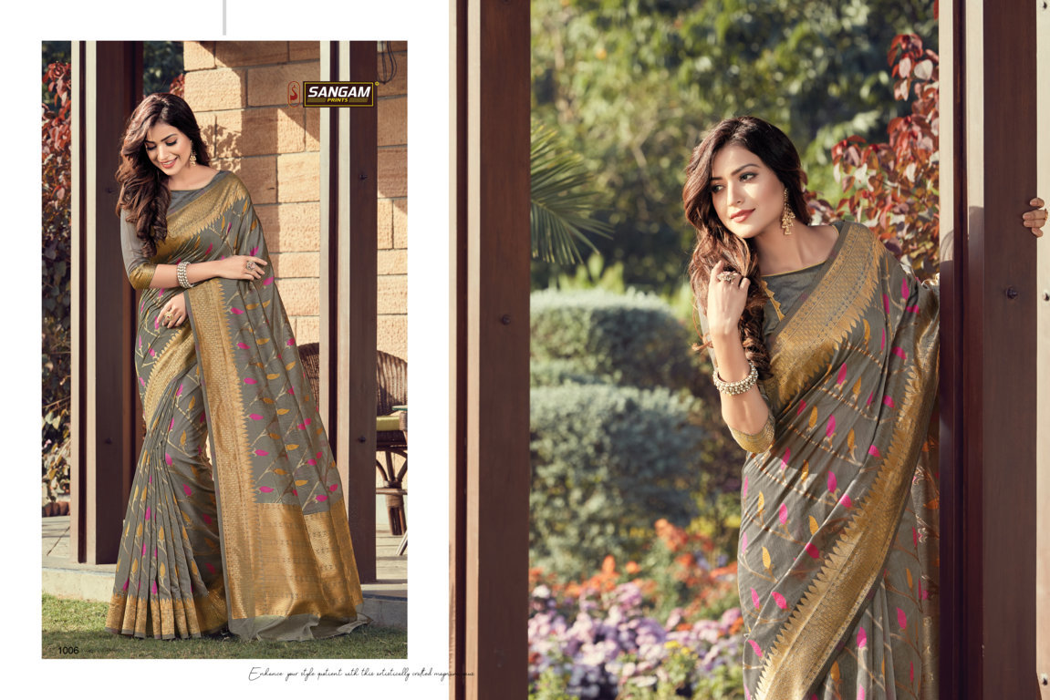 Sangam Presents Ananya Cotton Handloom Sarees