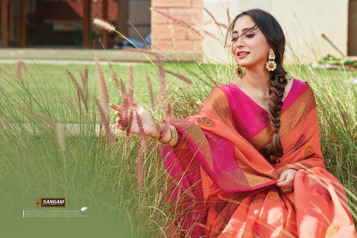 Sangam Presents Sheesha Cotton Handloom Sarees