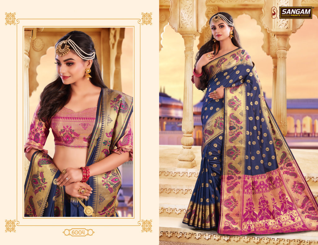 Sangam Presents Shaktirupa Festive Wear Silk Sarees Collection