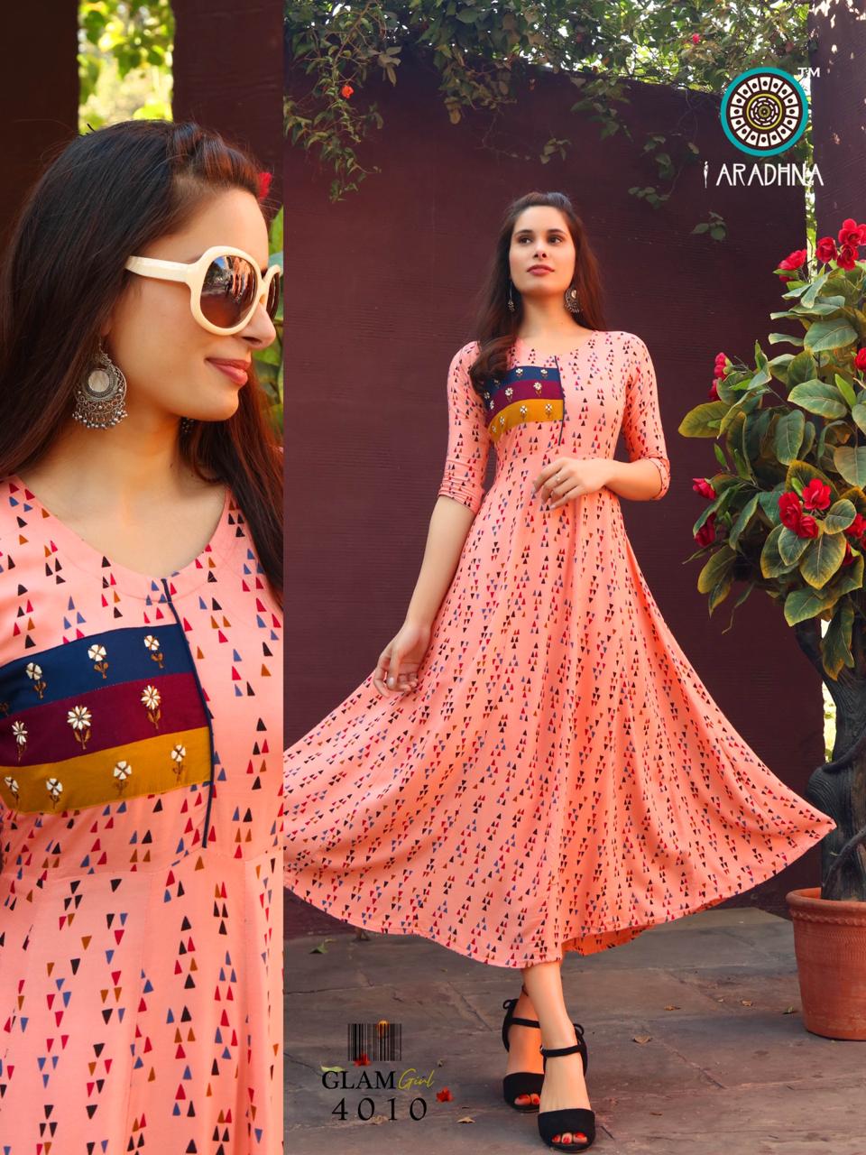 Aradhana Presents  Glam Girl Vol  4  Long Kurtis Collection