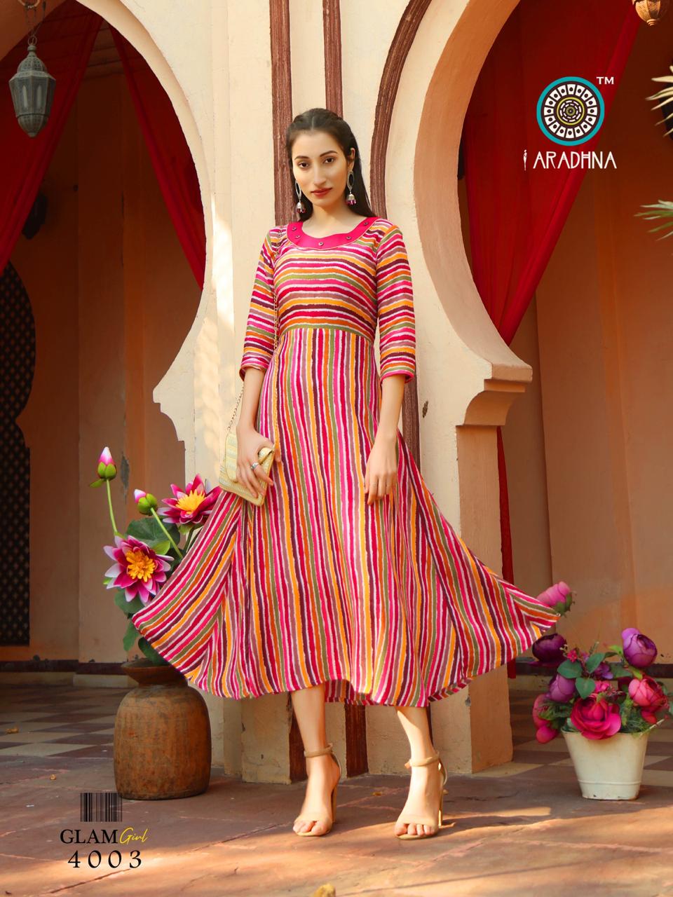 Aradhana Presents  Glam Girl Vol  4  Long Kurtis Collection