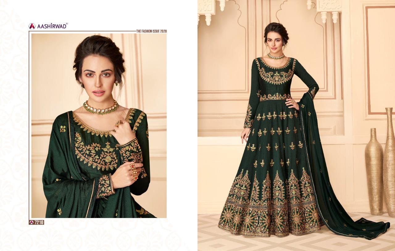 Aashirwad Presents  Maharani 7209  Salwar Kameez Collection