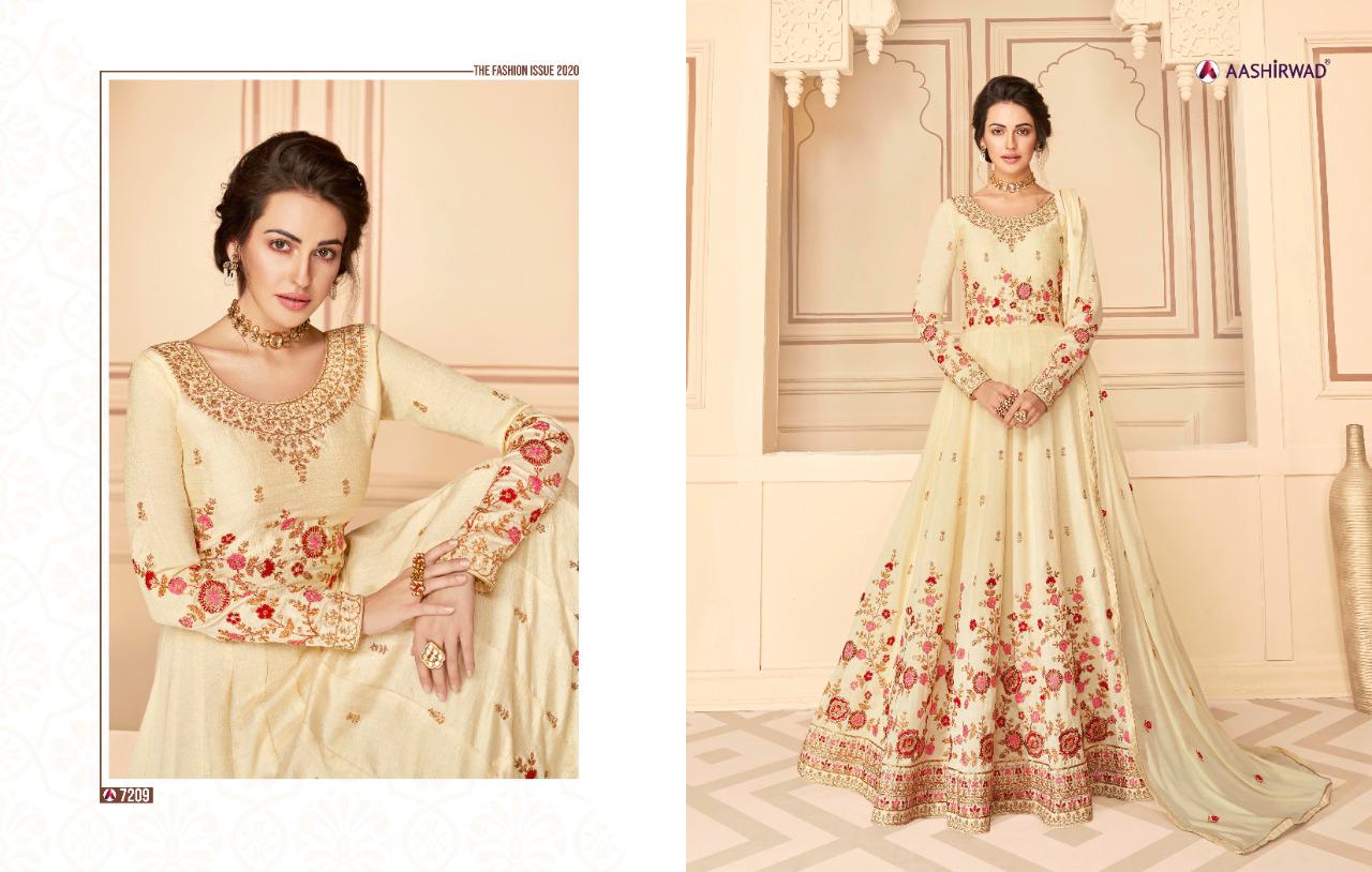 Aashirwad Presents  Maharani 7209  Salwar Kameez Collection